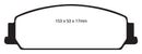EBC 08-10 Pontiac G8 3.6 Yellowstuff Front Brake Pads
