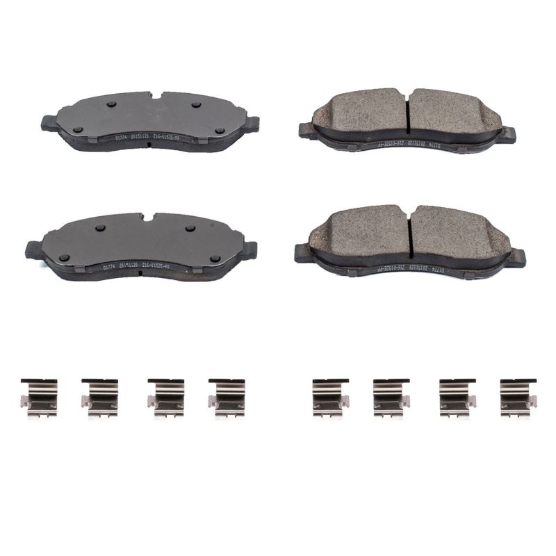 Power Stop 15-19 Ford Transit-150 Front Z17 Evolution Ceramic Brake Pads w/Hardware