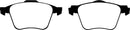 EBC 03-09 Volvo XC90 2.9 Twin Turbo Greenstuff Front Brake Pads