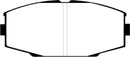 EBC 86-92 Toyota Supra 2.8 Greenstuff Front Brake Pads