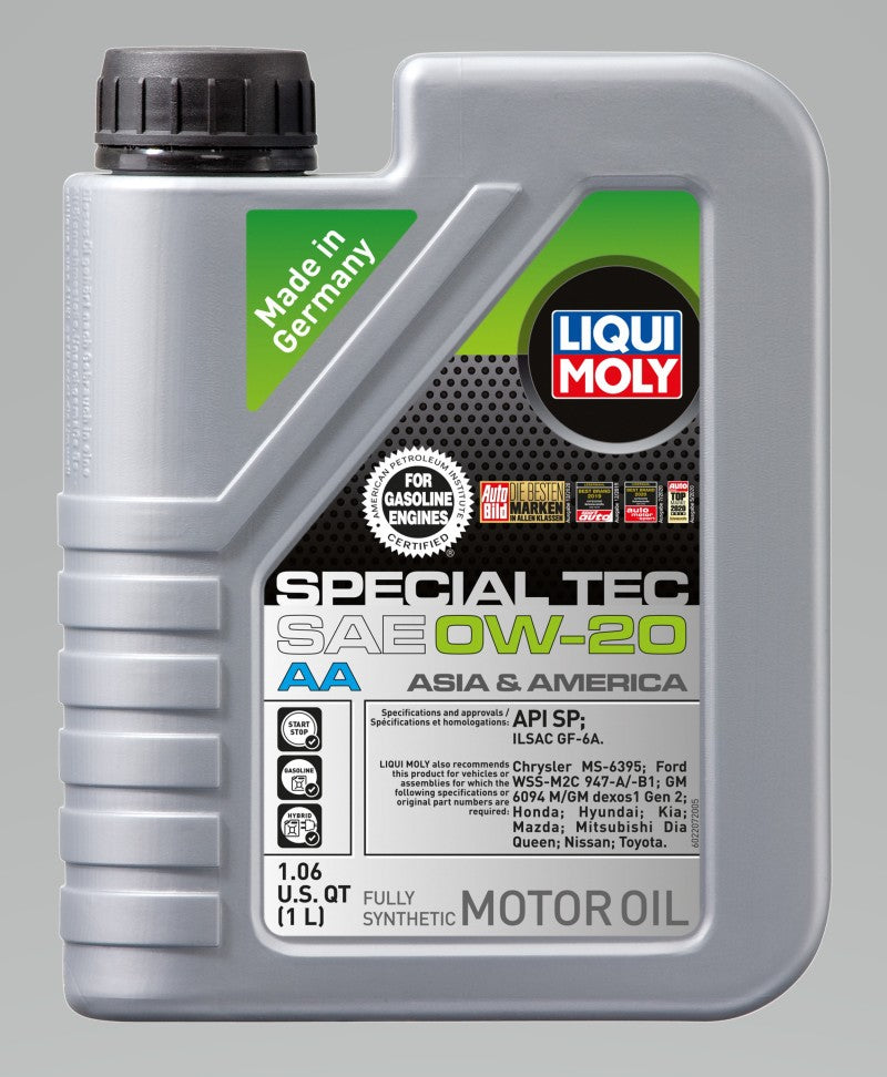 LIQUI MOLY 1L Special Tec AA Motor Oil 0W20 - Case of 6