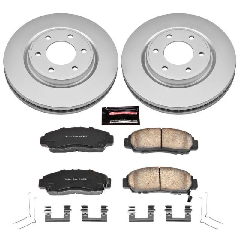 Power Stop 11-13 Infiniti QX56 Front Z17 Evolution Geomet Coated Brake Kit