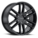 Raceline 158B Impulse 22x9.5in / 6x139.7/6x135 BP / 15mm Offset / 106.1mm Bore - Gloss Black Wheel