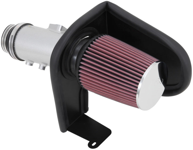 K&N 13-14 Honda Accord 3.5L V6 69 Series Typhoon Air Intake System - Silver Cold Air Intake Kit