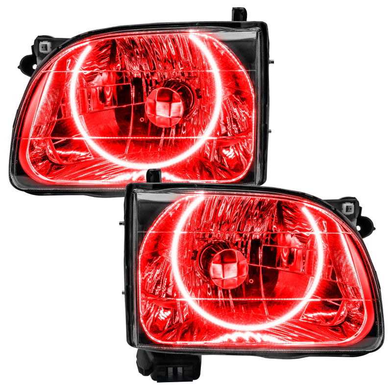 Oracle Lighting 01-04 Toyota Tacoma Pre-Assembled LED Halo Headlights -Red