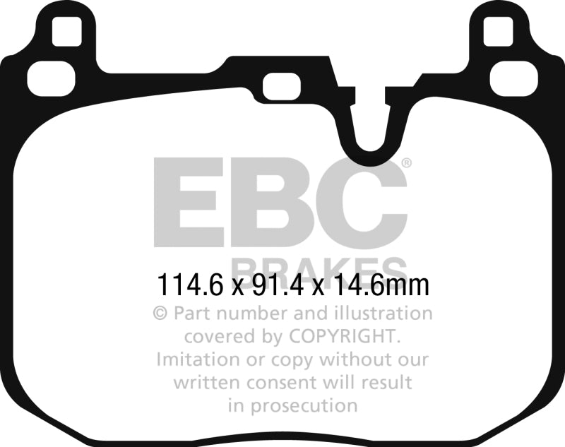 EBC 2014+ Mini Cooper John Cooper Works Ultimax2 Front Brake Pads