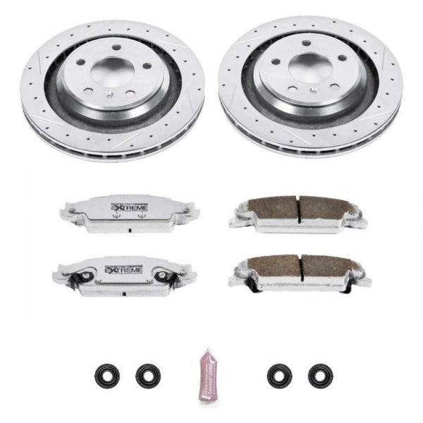 Power Stop 05-08 Pontiac Grand Prix Rear Z26 Street Warrior Brake Kit