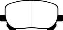 EBC 02-08 Pontiac Vibe 1.8 Redstuff Front Brake Pads