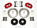 Wilwood Narrow Superlite 4R Front Hat Kit 12.88in Red 2007-Up Jeep Wrangler