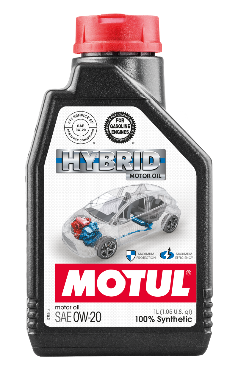 Motul 1L Hybrid Synthetic Motor Oil - 0W20 - Case of 12