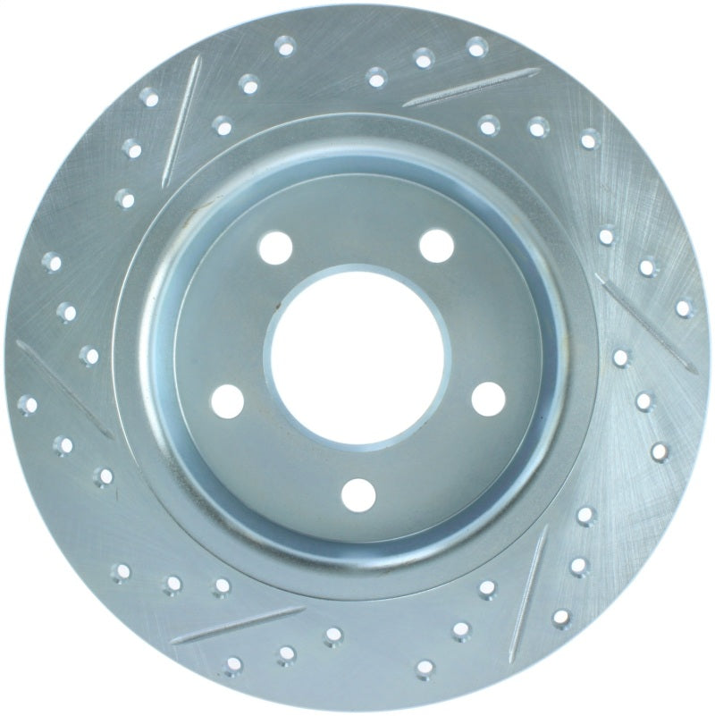 StopTech Select Sport 09-13 Mazda 3 Slotted & Drilled Left Rear Brake Rotor