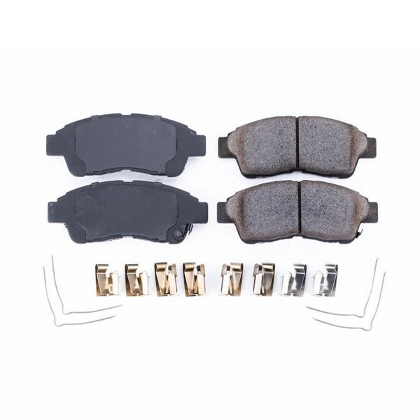 Power Stop 93-97 Geo Prizm Front Z17 Evolution Ceramic Brake Pads w/Hardware