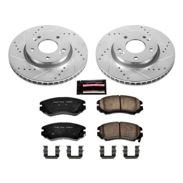 Power Stop 10-11 Kia Soul Front Z23 Evolution Sport Brake Kit