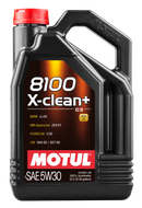 Motul 5L Synthetic Engine Oil 8100 5W30 X-CLEAN Plus - Case of 4