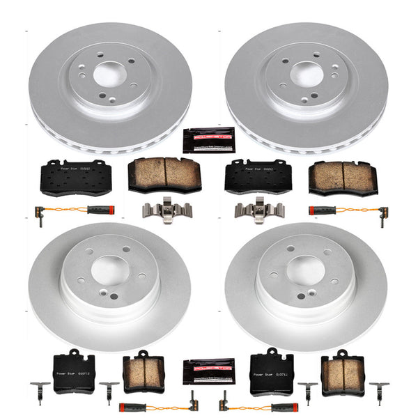 Power Stop 2004 Mercedes-Benz C230 Front & Rear Z23 Evolution Sport Coated Brake Kit