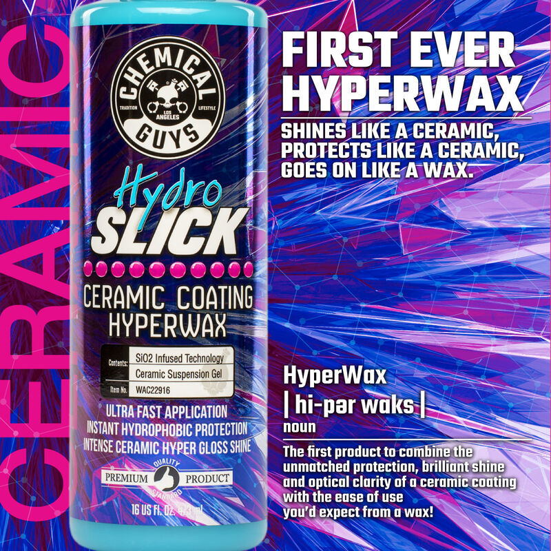 Chemical Guys HydroSlick SiO2 Ceramic Wax - 16oz - Case of 6