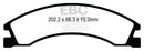 EBC 08+ Ford Econoline E150 4.6 Ultimax2 Rear Brake Pads
