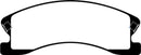 EBC 99-04 Jeep Grand Cherokee 4.0 (Akebono) Greenstuff Front Brake Pads