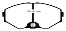 EBC 93-97 Infiniti J30 3.0 Redstuff Front Brake Pads