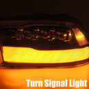 AlphaRex 09-18 Dodge Ram 1500HD NOVA LED Projector Headlights Plank Style Design Gloss Black w/DRL