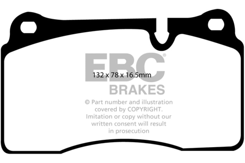 EBC 05-09 Land Rover Range Rover 4.2 Supercharged Yellowstuff Front Brake Pads