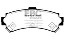 EBC 95-97 Nissan Sentra 1.6 Redstuff Rear Brake Pads