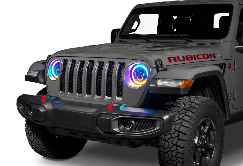 Oracle Jeep Wrangler JL/Gladiator JT 7in. High Powered LED Headlights (Pair) - Dynamic - Dynamic