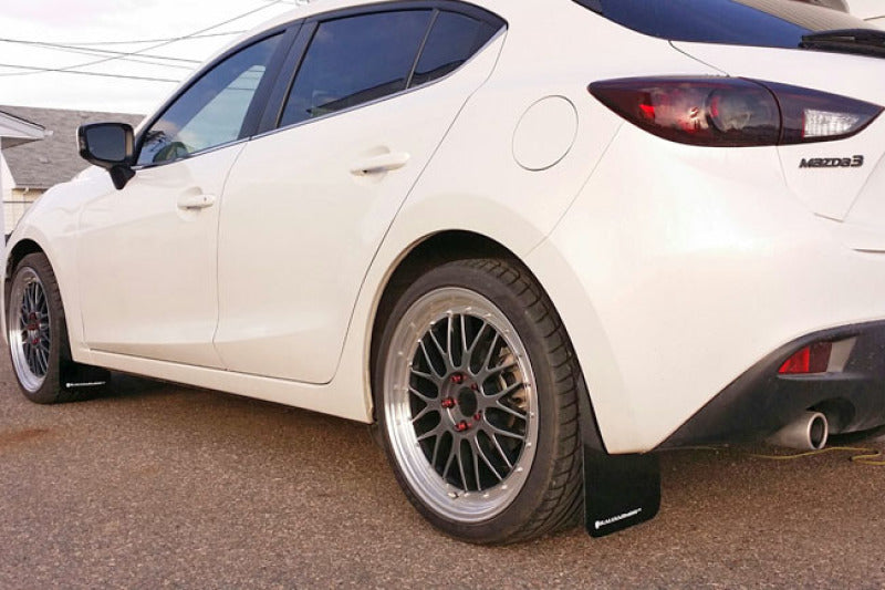 Rally Armor 2014+ Mazda 3 Red Mud Flap W/ White Logo