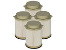 aFe ProGuard D2 Fuel Filter (4 Pack) 10-16 Dodge RAM Diesel Trucks 6.7L (td)