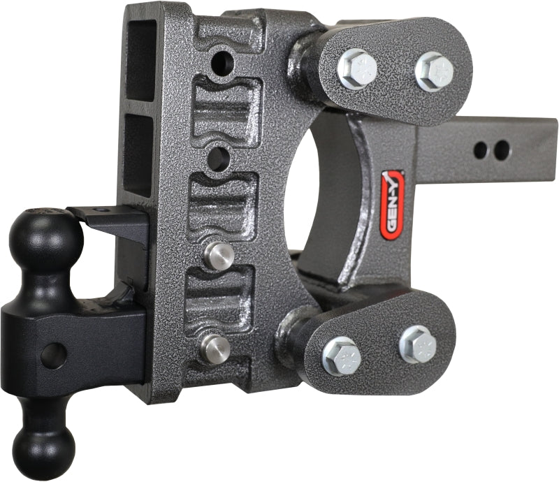 Gen Y The Boss TorsionFlex 2.5In Shank 6In Drop 3500 lb Hitch w/GH-0161 Dual-Ball/ Pintle Lock