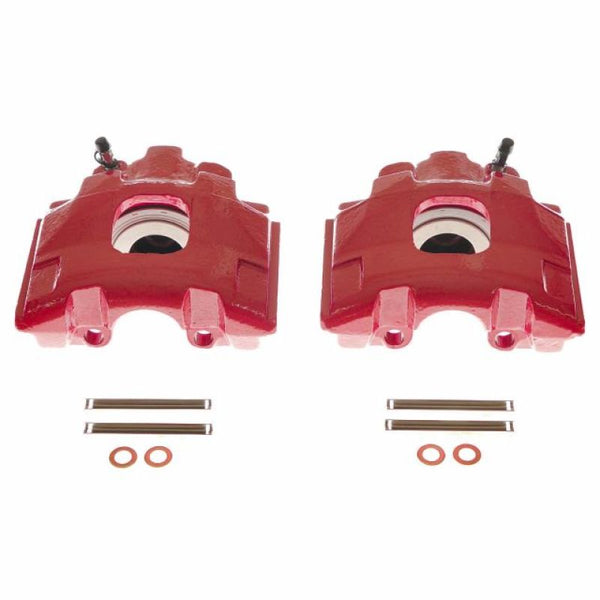 Power Stop 98-03 Mercedes-Benz ML320 Front Red Calipers w/o Brackets - Pair