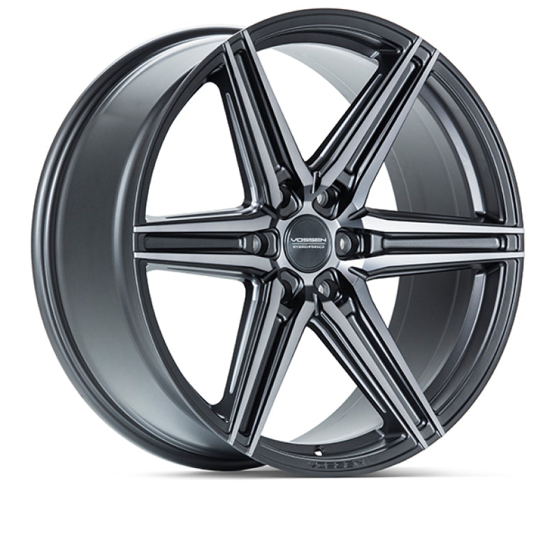 Vossen HF6-2 20x9.5 / 6x139.7 / ET15 / Deep Face / 106.1 - Tinted Matte Gunmetal