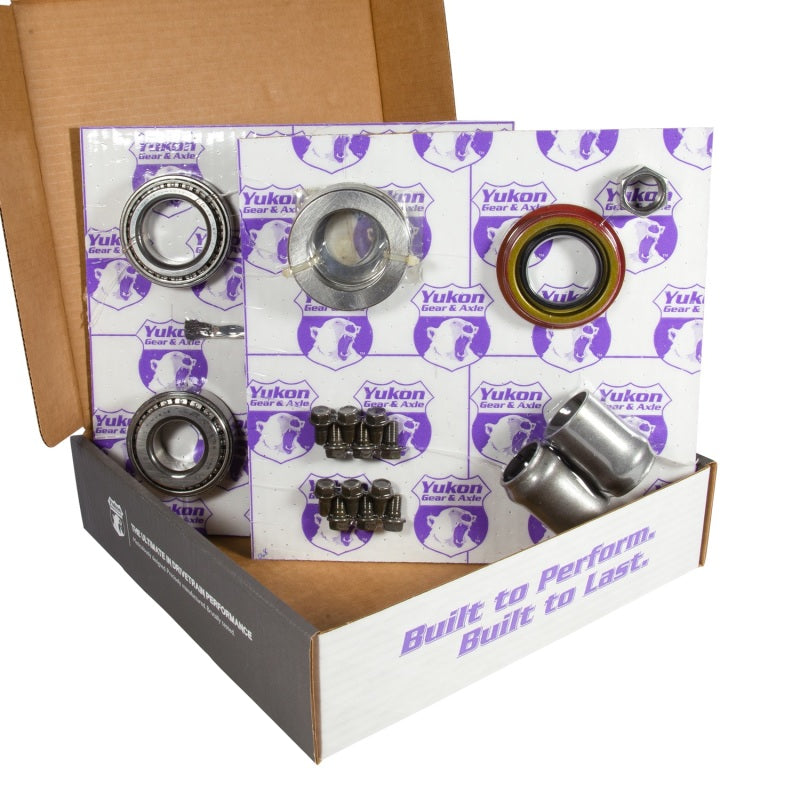 Yukon 8.875in GM 12T Thick 4.11 Rear Ring & Pinion Install Kit Axle Bearings and Seals