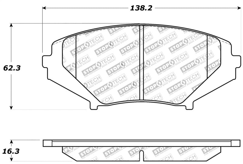 StopTech Performance 04-07 RX-8 Front Pads