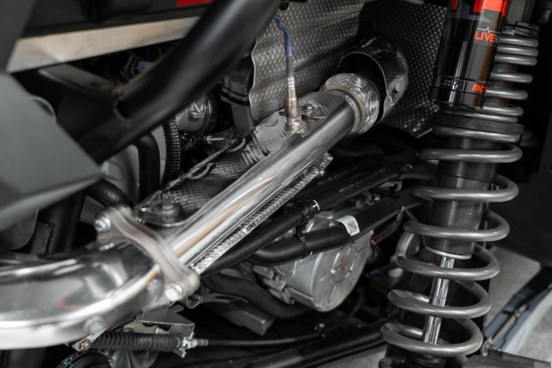 MBRP 16-21 Polaris RZR XP Turbo / 18-21 RZR XP S / 22 RZR R 2.5in Direct Bolt-On Front Pipe