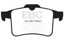 EBC 10-15 Jaguar XF 5.0 Supercharged (470) Yellowstuff Rear Brake Pads
