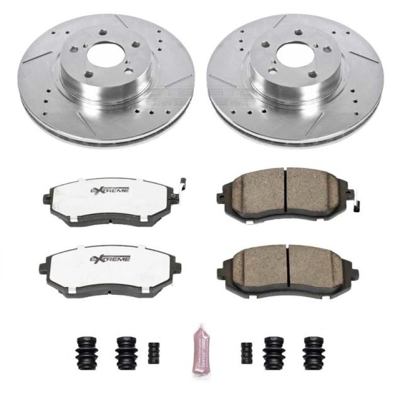 Power Stop 05-06 Saab 9-2X Front Z26 Street Warrior Brake Kit