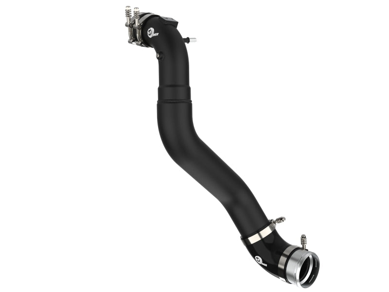 aFe 21+ Ford F-150 V6-3.5L (tt) BladeRunner 3in to 3.5in Aluminum Cold Charge Pipe Black