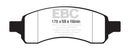 EBC 08+ Chevrolet Traverse 3.6 Greenstuff Front Brake Pads