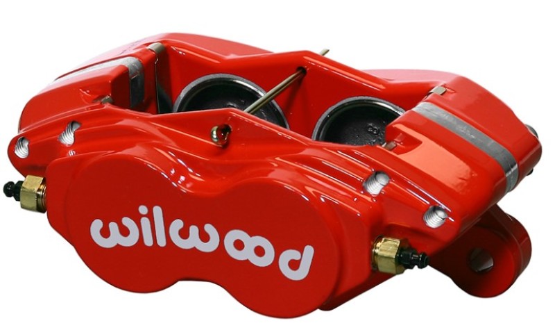 Wilwood Caliper-Forged Dynalite-M-Red 1.75in Pistons 1.25in Disc