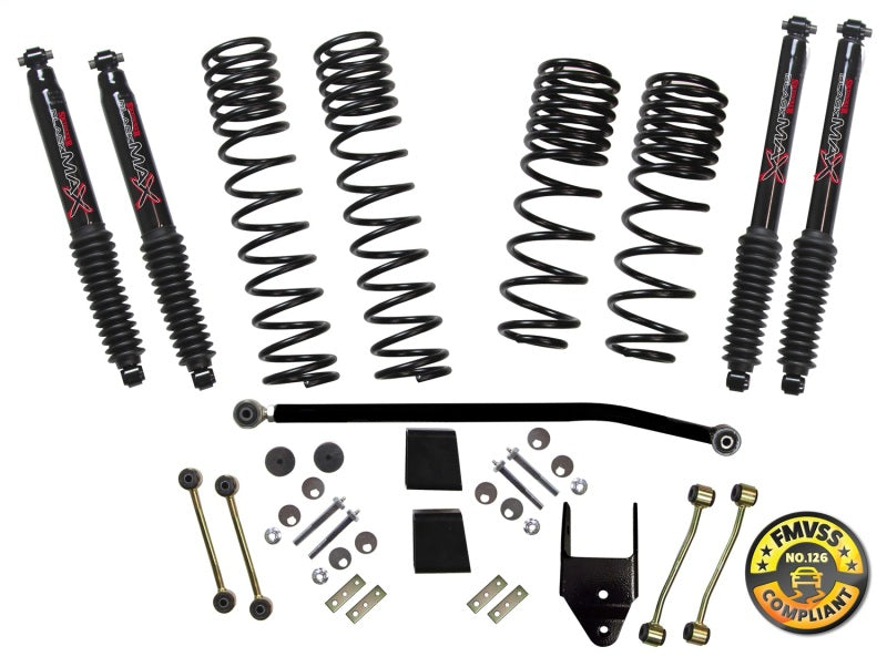 Skyjacker Long Travel 2 Stage 3.5in-4in Coil System 2018 Jeep Wrangler JL 4 Door 4WD (Non-Rubicon)