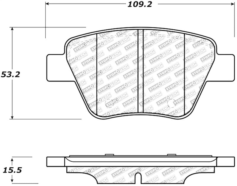 StopTech Performance Volkswagen Rear Brake Pads