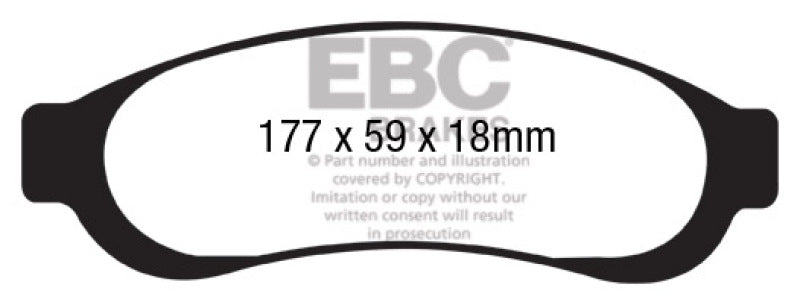 EBC 05-07 Ford F350 (inc Super Duty) 5.4 DRW 2WD Extra Duty Rear Brake Pads