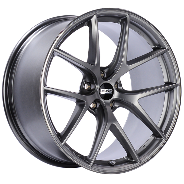 BBS CI-R 20x10 5x112 ET25 Platinum Silver Polished Rim Protector Wheel -82mm PFS/Clip Required