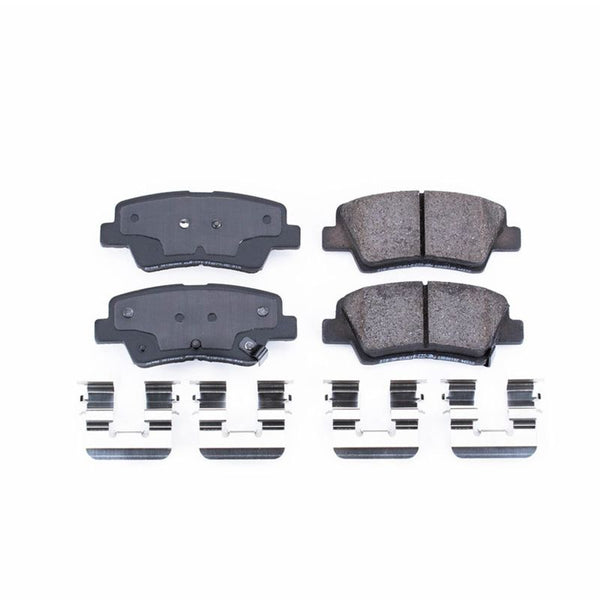 Power Stop 13-16 Hyundai Elantra GT Rear Z17 Evolution Ceramic Brake Pads w/Hardware