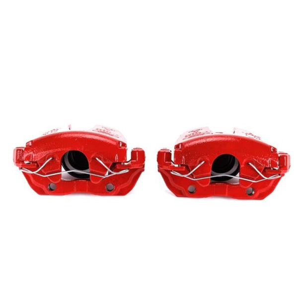 Power Stop 13-18 Ford C-Max Front Red Calipers w/Brackets - Pair