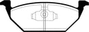 EBC 98-99 Volkswagen Beetle 2.0 Ultimax2 Front Brake Pads