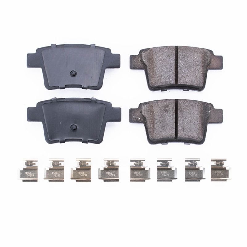 Power Stop 05-07 Ford Five Hundred Rear Z17 Evolution Ceramic Brake Pads w/Hardware