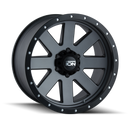 ION Type 134 18x10 / 5x139.7 BP / -19mm Offset / 108mm Hub Matte Gunmetal/Black Beadlock Wheel