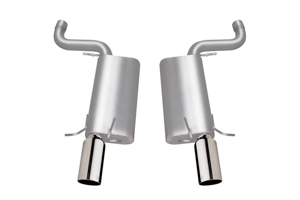 Gibson 06-08 Cadillac STS V 4.4L 2.5in Axle-Back Dual Exhaust - Stainless